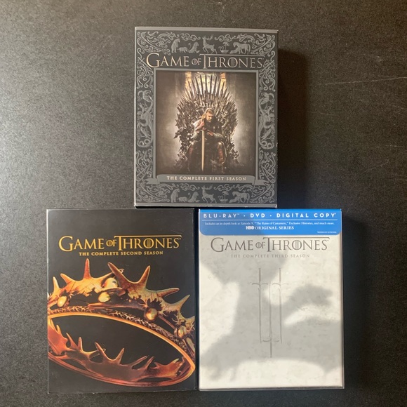 Game Of Thrones Alle Staffeln Blu Ray HBO | Media | Game Of Thrones Blu Ray Dvd Seasons 3 | Poshmark